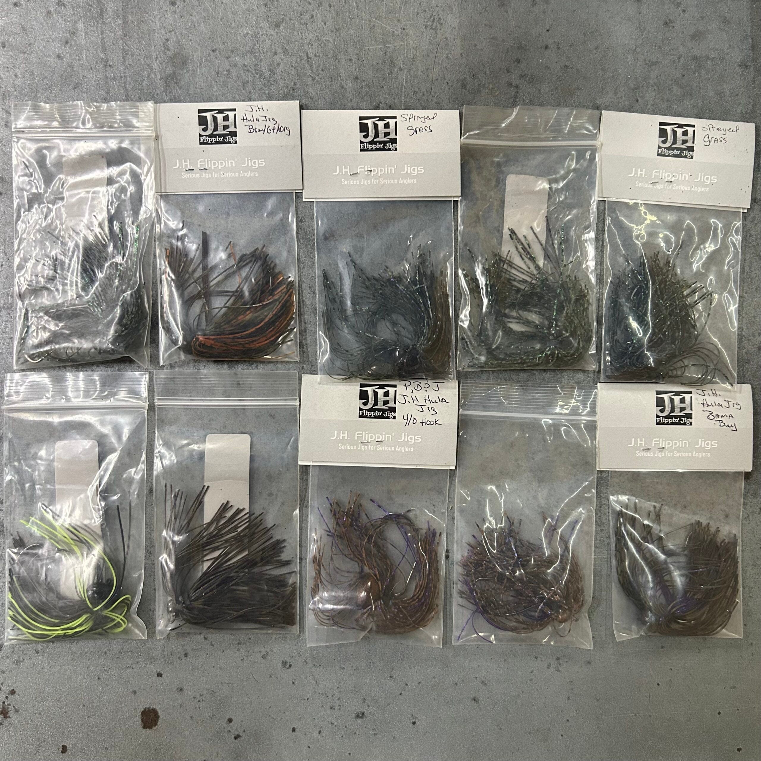 J.H. HULA JIGS LOT #2