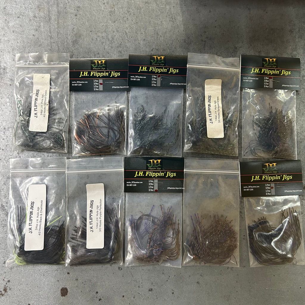 J.H. HULA JIGS LOT #2
