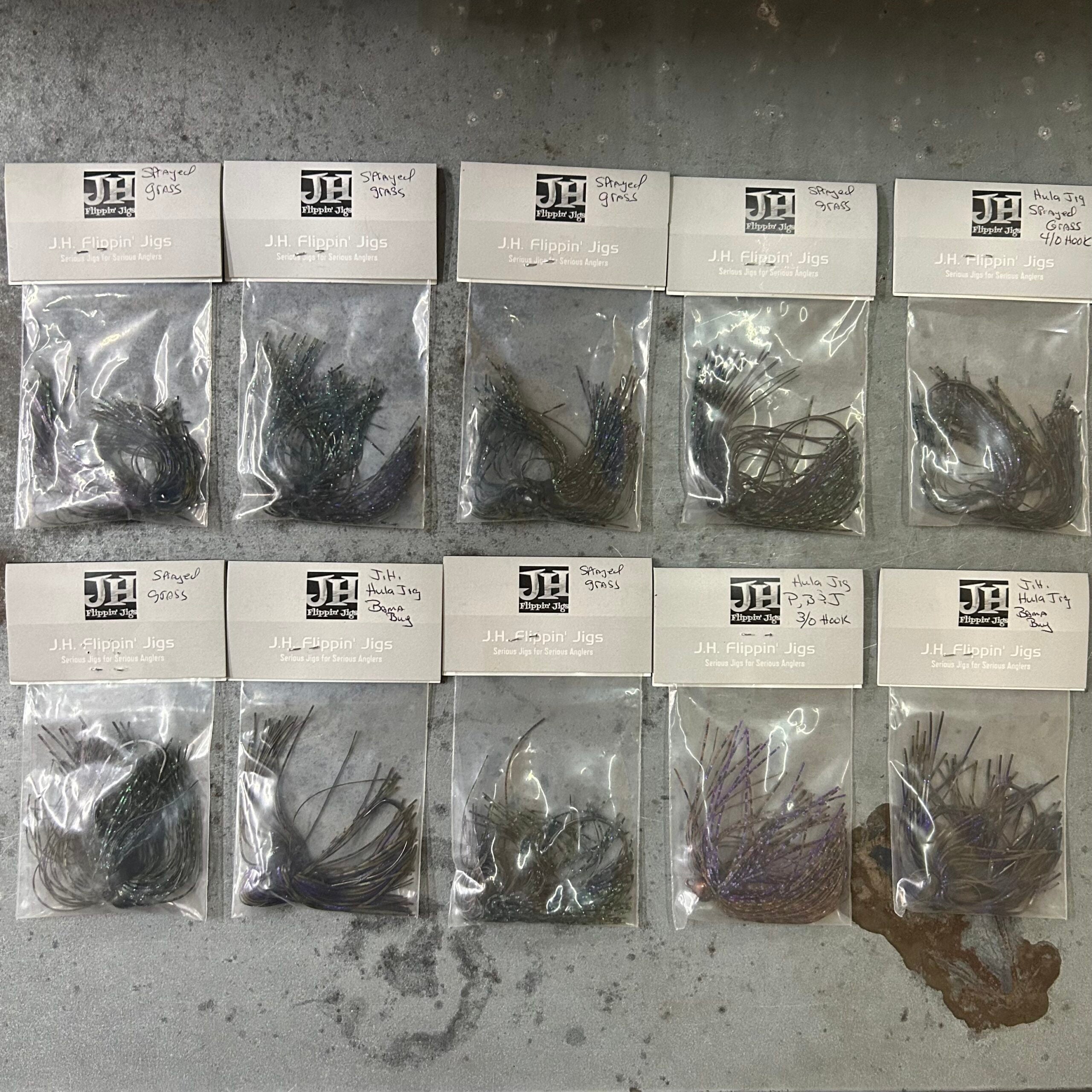 J.H. HULA JIGS LOT #3