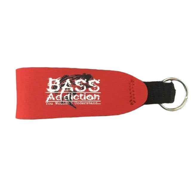 BASS ADDICTION NEOPRENE STRAP KEYCHAIN