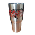 BASS ADDICTION 30oz. STAINLESS STEEL TUMBLER