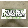 Flat Out Tungsten Green Textured Sticker