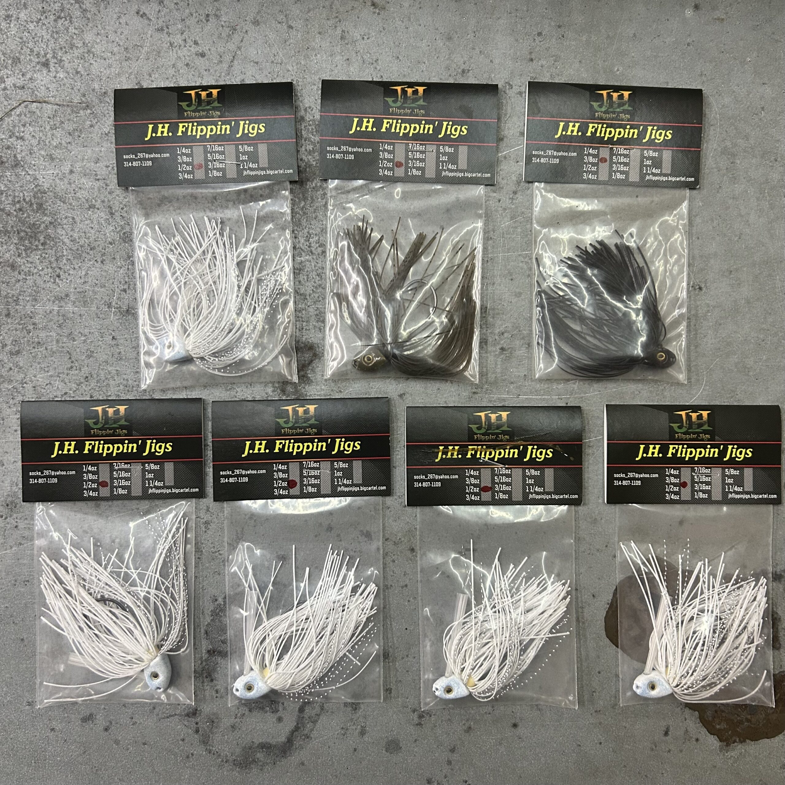 J.H. SWIM JIGS LOT #1 – Bruiser Baits